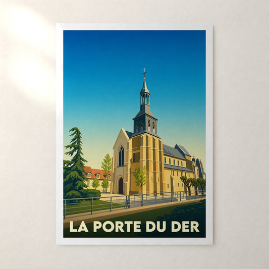 Affiche La Porte du Der – sans cadre, accrochée au mur