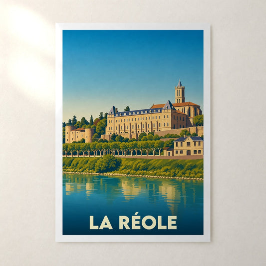 Affiche La Réole – sans cadre, accrochée au mur