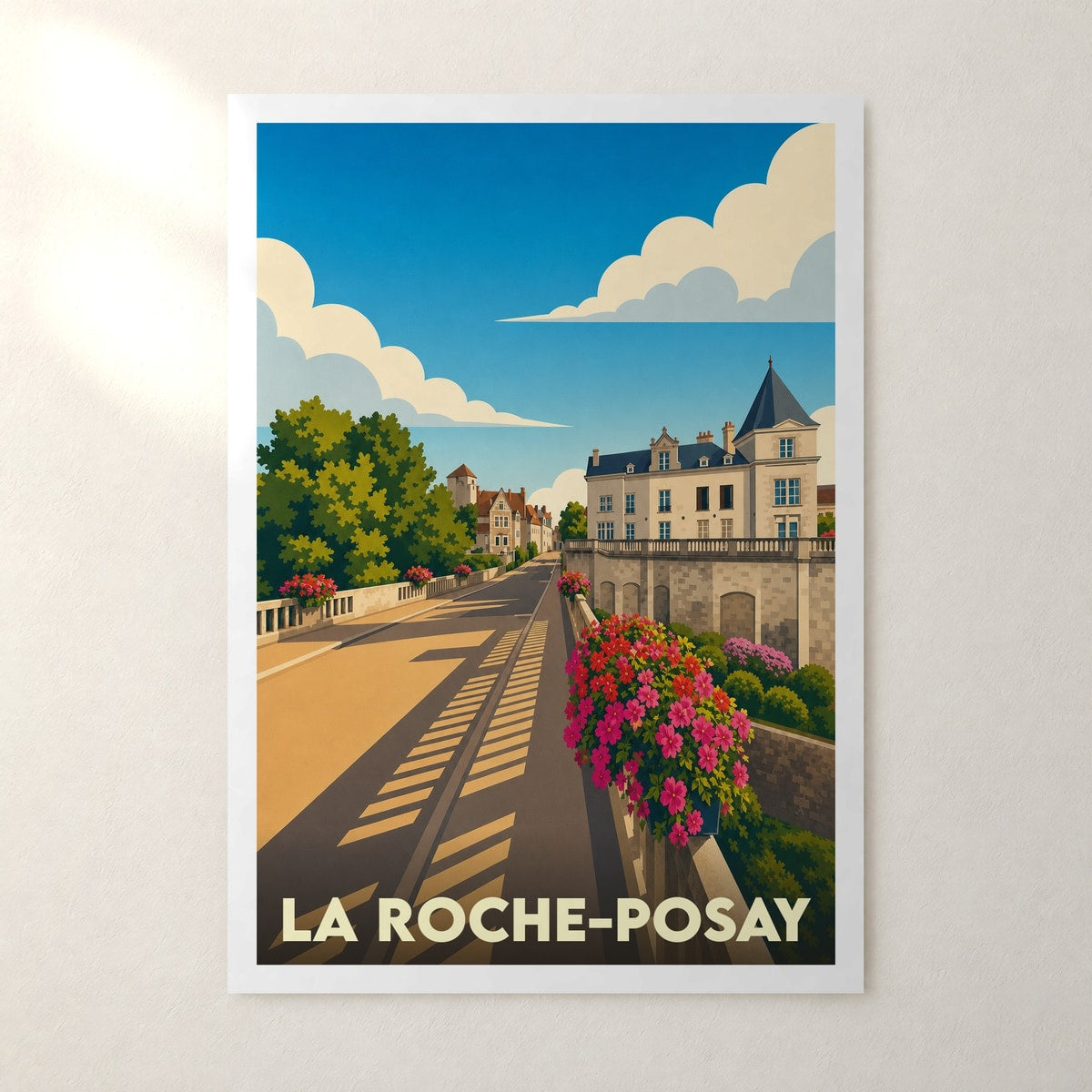Affiche La Roche-Posay – sans cadre, accrochée au mur
