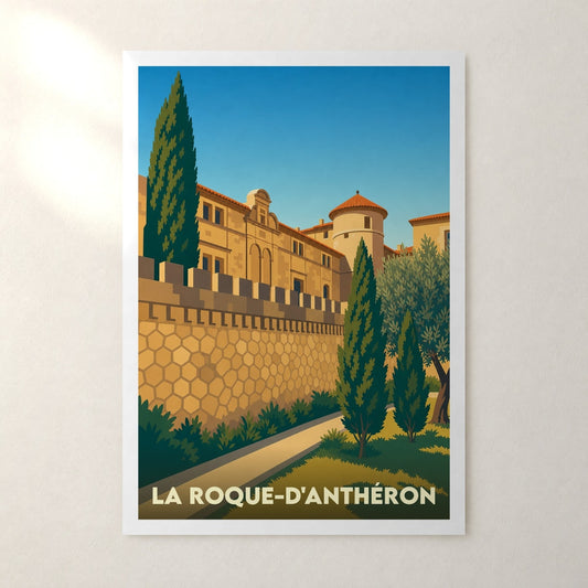 Affiche La Roque-d'Anthéron – sans cadre, accrochée au mur