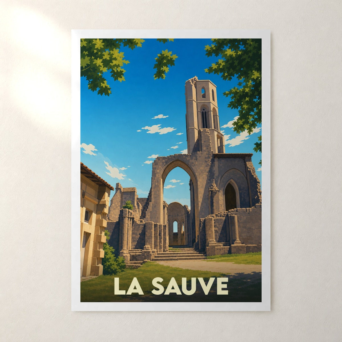 Affiche La Sauve – sans cadre, accrochée au mur