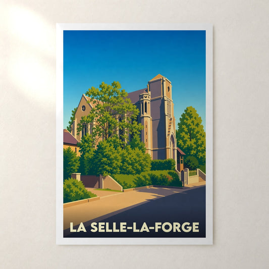 Affiche La Selle-la-Forge – sans cadre, accrochée au mur