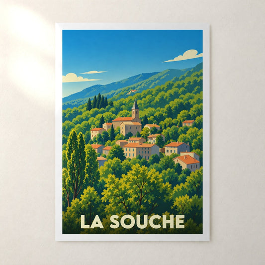 Affiche La Souche – sans cadre, accrochée au mur