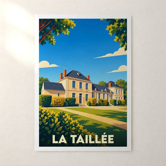Affiche La Taillée – sans cadre, accrochée au mur