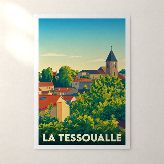 Affiche La Tessoualle – sans cadre, accrochée au mur