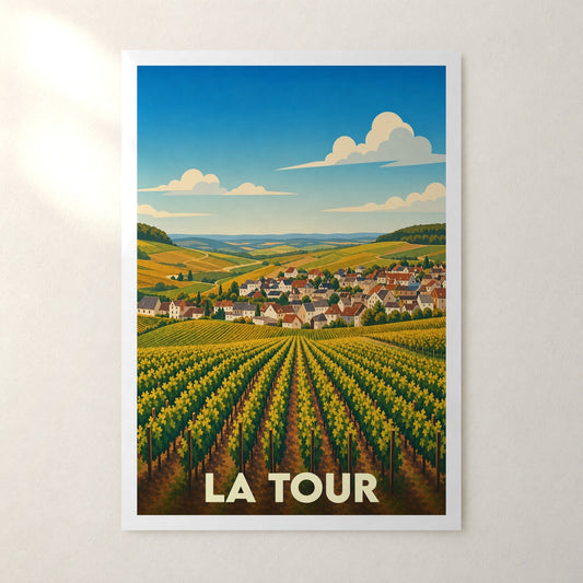 Affiche La Tour – sans cadre, accrochée au mur