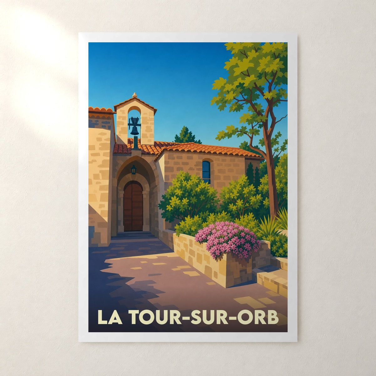 Affiche La Tour-sur-Orb – sans cadre, accrochée au mur