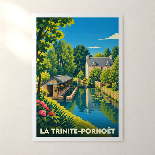 Affiche La Trinité-Porhoët – sans cadre, accrochée au mur