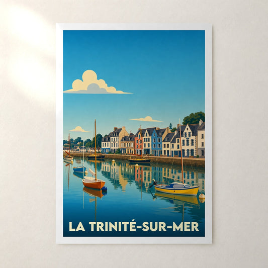 Affiche La Trinité-sur-Mer – sans cadre, accrochée au mur