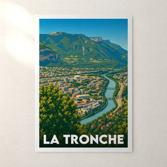 Affiche La Tronche – sans cadre, accrochée au mur