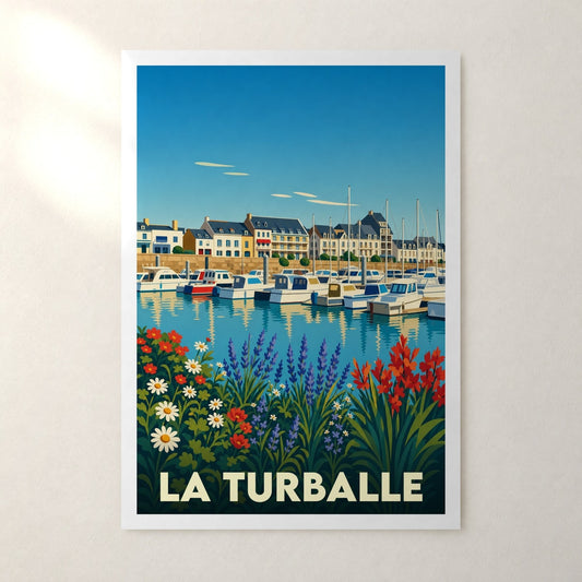 Affiche La Turballe – sans cadre, accrochée au mur