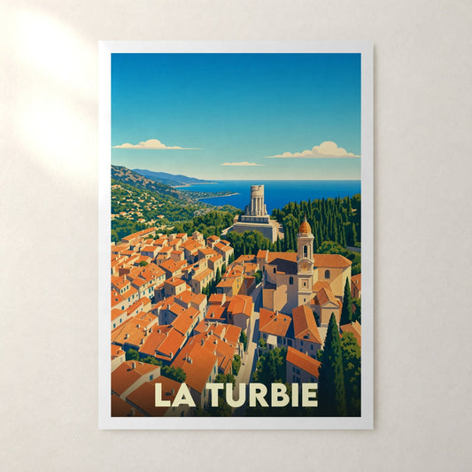 Affiche La Turbie – sans cadre, accrochée au mur