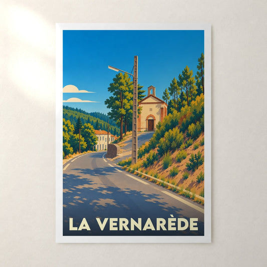 Affiche La Vernarède – sans cadre, accrochée au mur