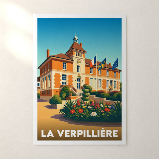 Affiche La Verpillière – sans cadre, accrochée au mur