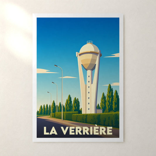 Affiche La Verrière – sans cadre, accrochée au mur