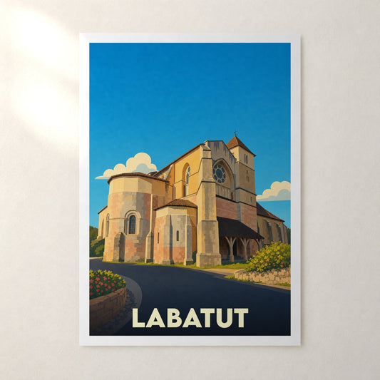 Affiche Labatut – sans cadre, accrochée au mur