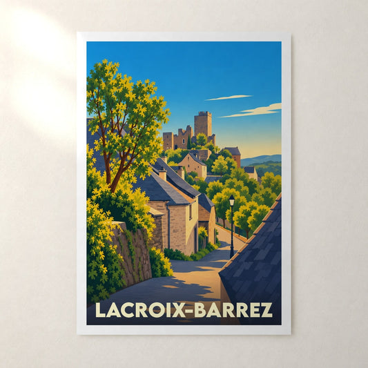 Affiche Lacroix-Barrez – sans cadre, accrochée au mur
