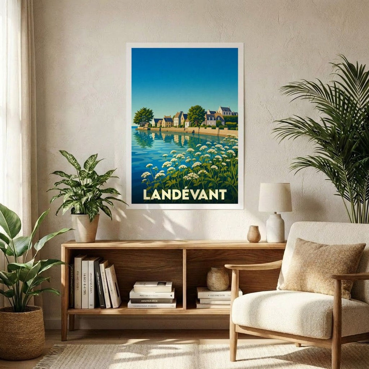 Affiche A1 (59,4 x 84,1 cm) Sans cadre souvenir de Landévant