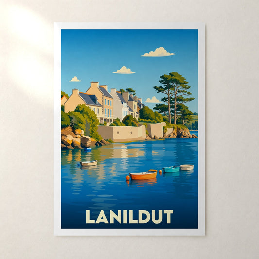 Affiche Lanildut – sans cadre, accrochée au mur
