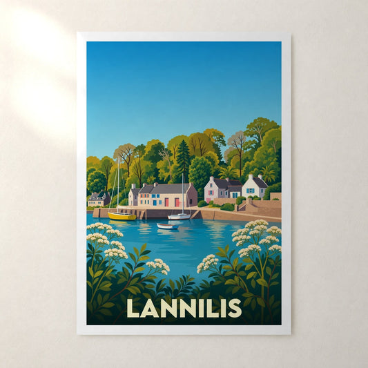 Affiche Lannilis – sans cadre, accrochée au mur