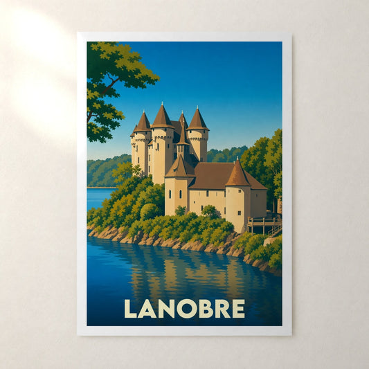 Affiche Lanobre – sans cadre, accrochée au mur