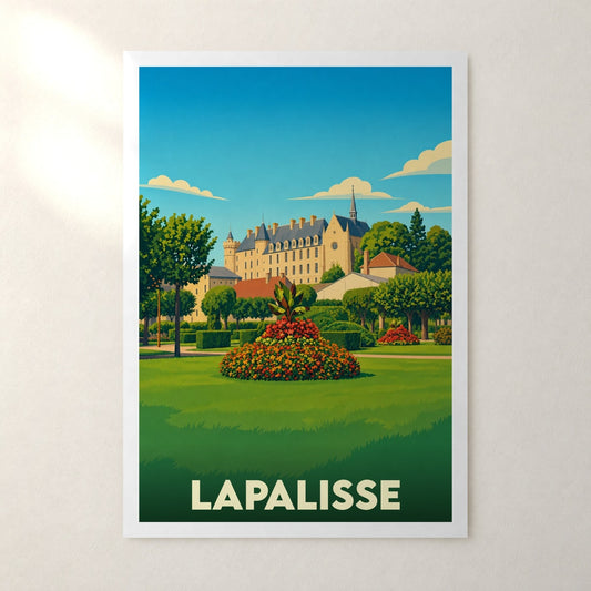 Affiche Lapalisse – sans cadre, accrochée au mur