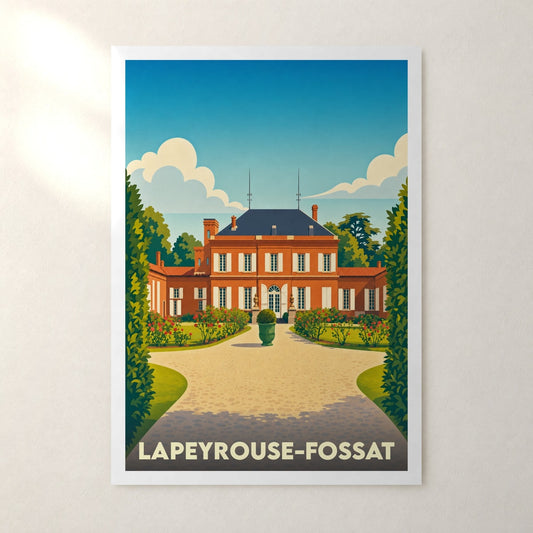 Affiche Lapeyrouse-Fossat – sans cadre, accrochée au mur