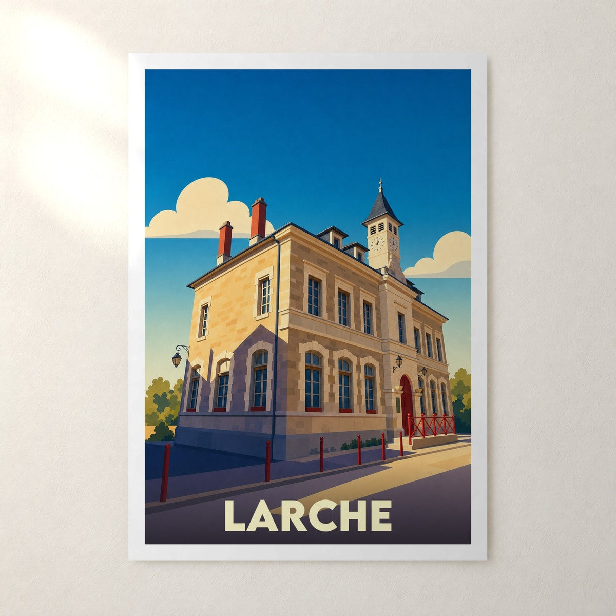 Affiche Larche – sans cadre, accrochée au mur