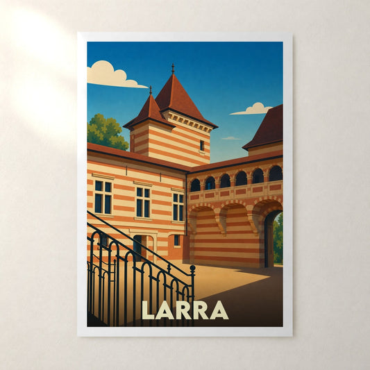 Affiche Larra – sans cadre, accrochée au mur