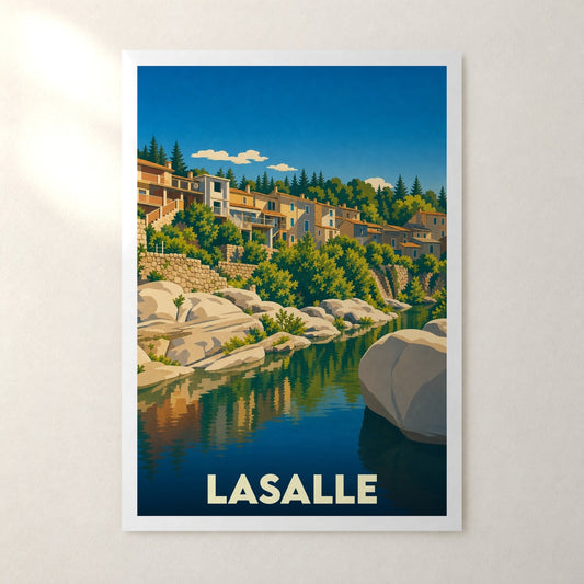 Affiche Lasalle – sans cadre, accrochée au mur