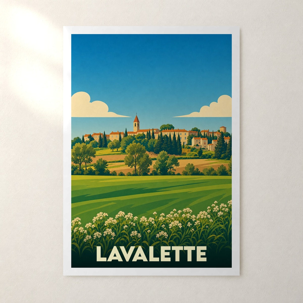 Affiche Lavalette – sans cadre, accrochée au mur