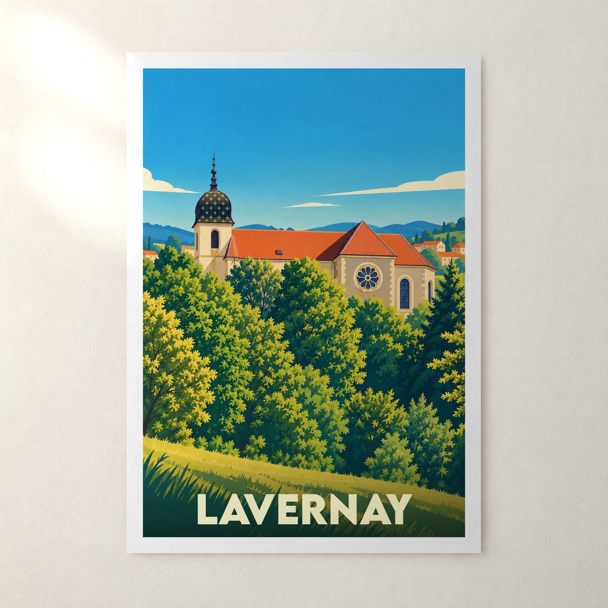 Affiche Lavernay – sans cadre, accrochée au mur