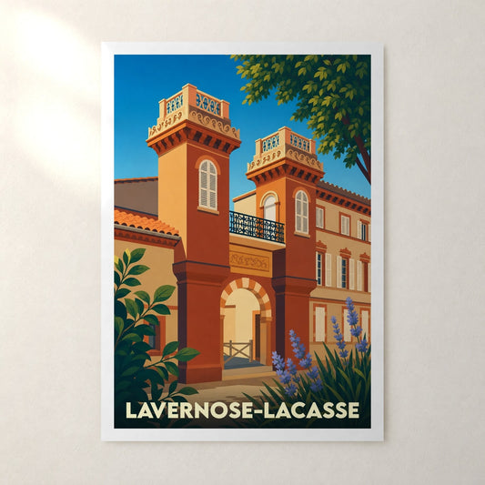 Affiche Lavernose-Lacasse – sans cadre, accrochée au mur