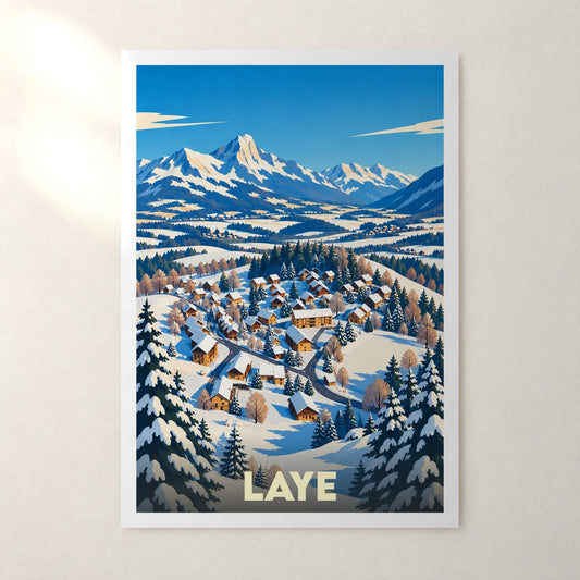 Affiche Laye – sans cadre, accrochée au mur