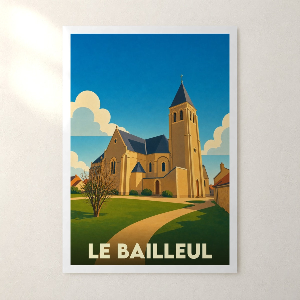 Affiche Le Bailleul – sans cadre, accrochée au mur