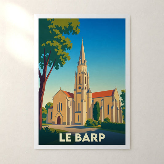 Affiche Le Barp – sans cadre, accrochée au mur