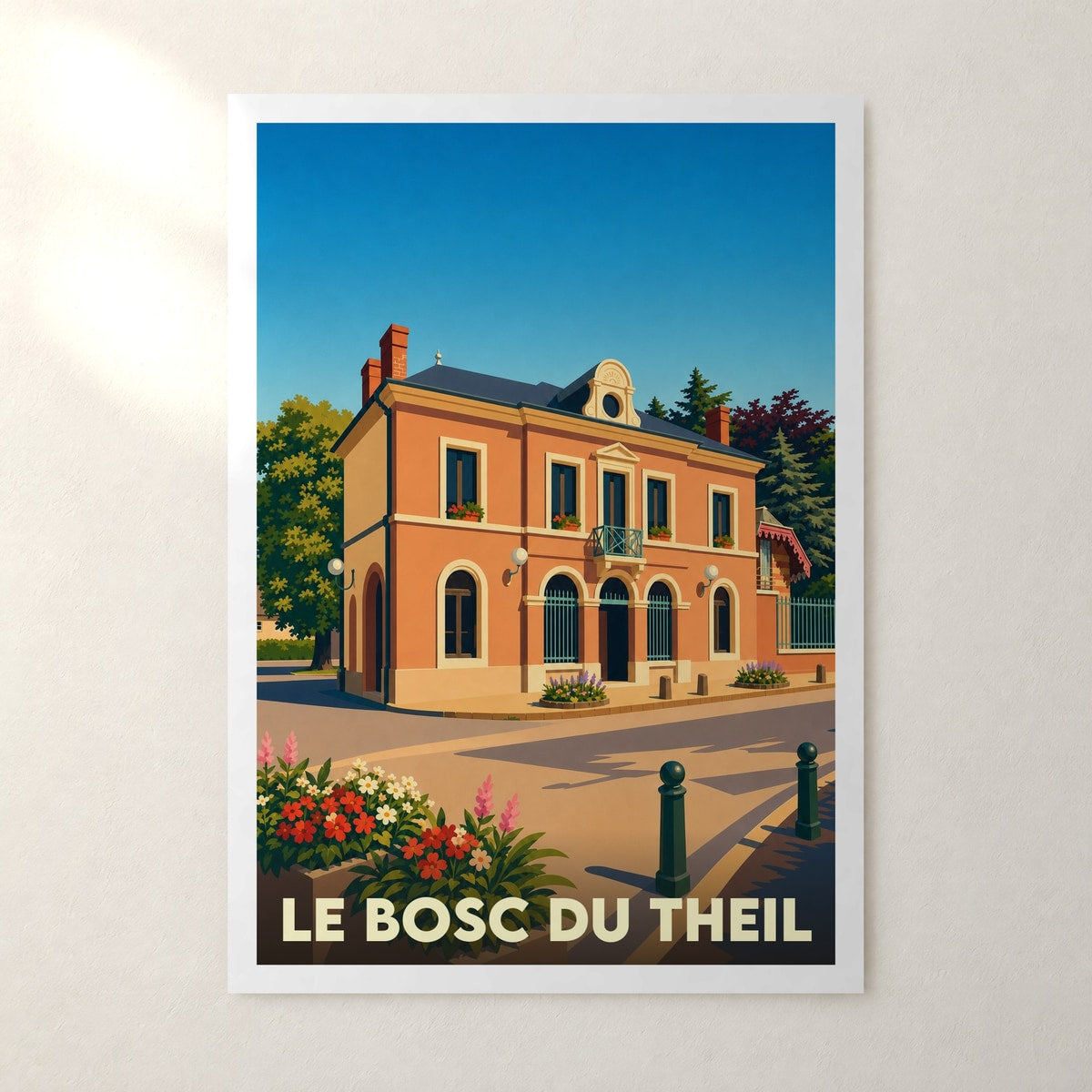 Affiche Le Bosc du Theil – sans cadre, accrochée au mur