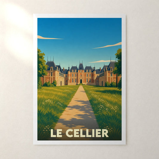 Affiche Le Cellier – sans cadre, accrochée au mur
