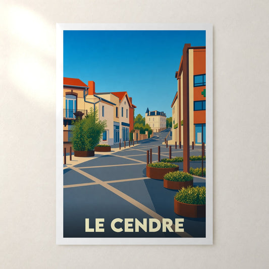 Affiche Le Cendre – sans cadre, accrochée au mur