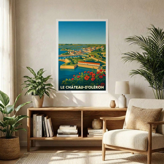Affiche A1 (59,4 x 84,1 cm) Sans cadre souvenir de Le Château-d'Oléron