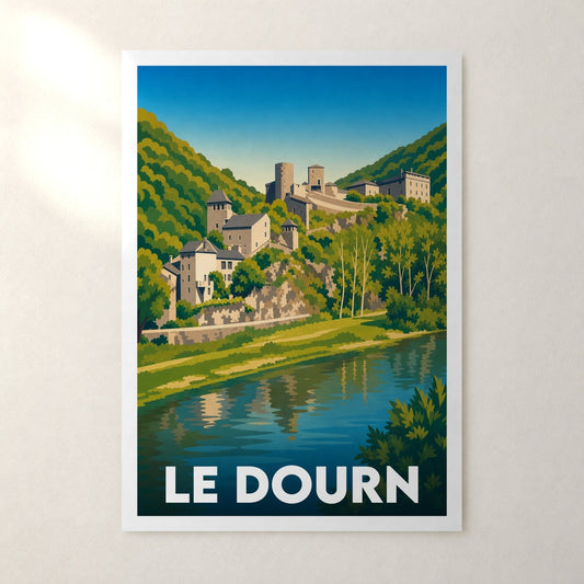 Affiche Le Dourn – sans cadre, accrochée au mur