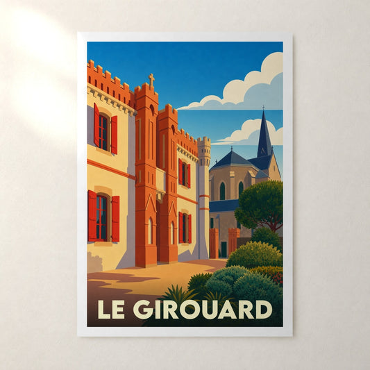 Affiche Le Girouard – sans cadre, accrochée au mur