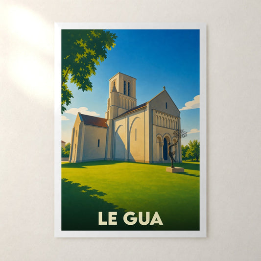 Affiche Le Gua – sans cadre, accrochée au mur