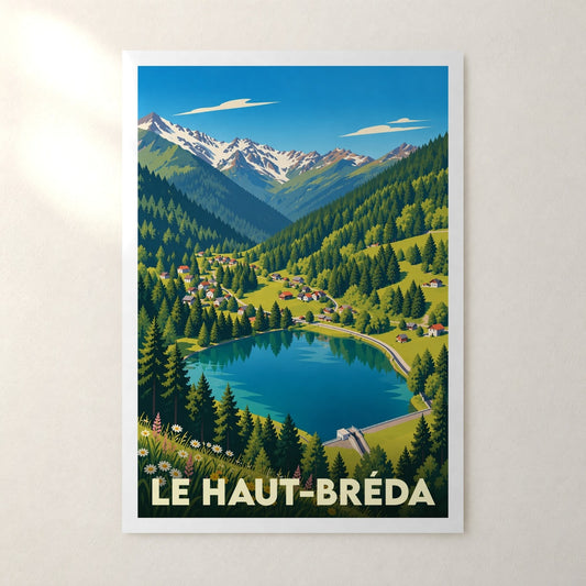 Affiche Le Haut-Bréda – sans cadre, accrochée au mur