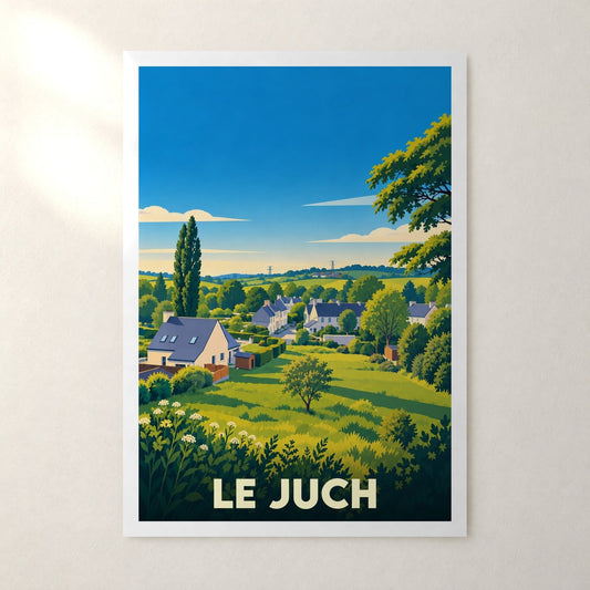 Affiche Le Juch – sans cadre, accrochée au mur