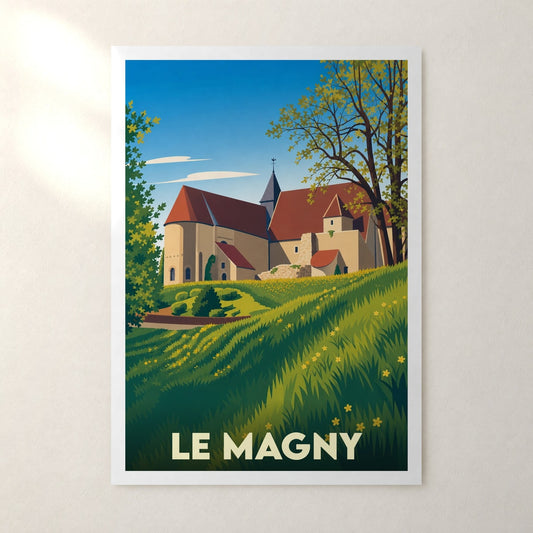 Affiche Le Magny – sans cadre, accrochée au mur