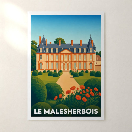 Affiche Le Malesherbois – sans cadre, accrochée au mur