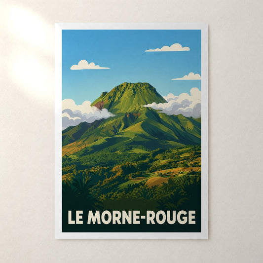 Affiche Le Morne-Rouge – sans cadre, accrochée au mur