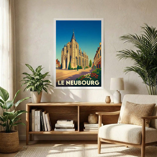Affiche A1 (59,4 x 84,1 cm) Sans cadre souvenir de Le Neubourg