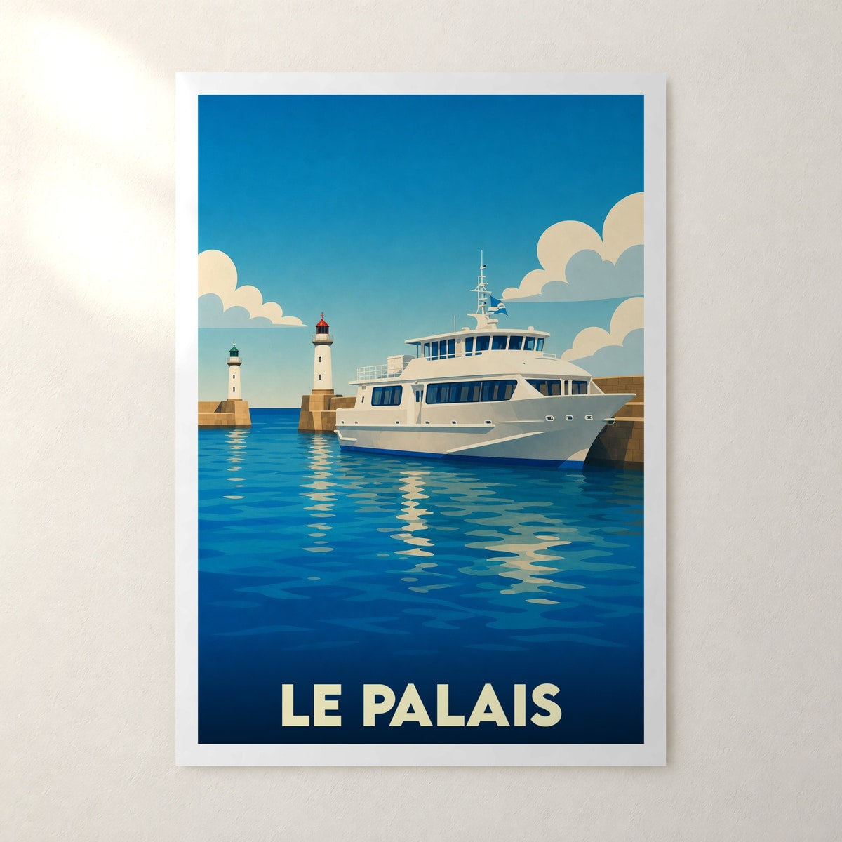 Affiche Le Palais – sans cadre, accrochée au mur